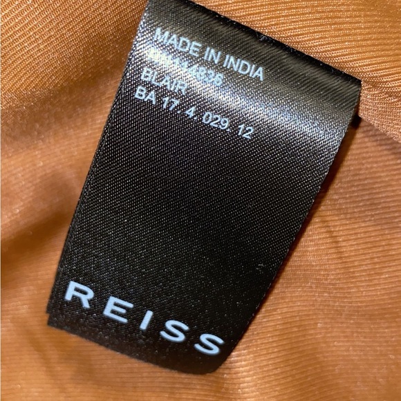 REISS Blair Leather Biker Jacket - Picture 11 of 12